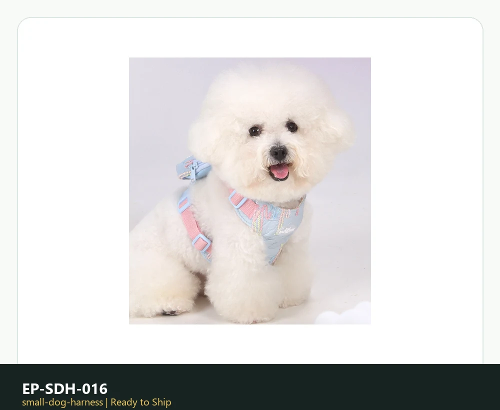 EP-SDH-016 Model 8020 Small Dog Harness ready-to-ship product photo