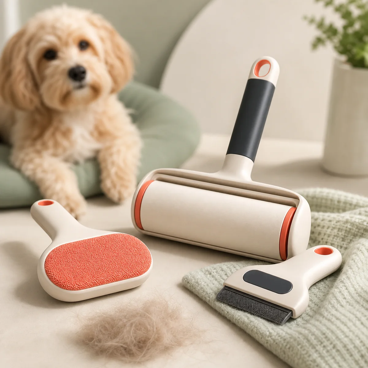Pet hair cleaning tools product image